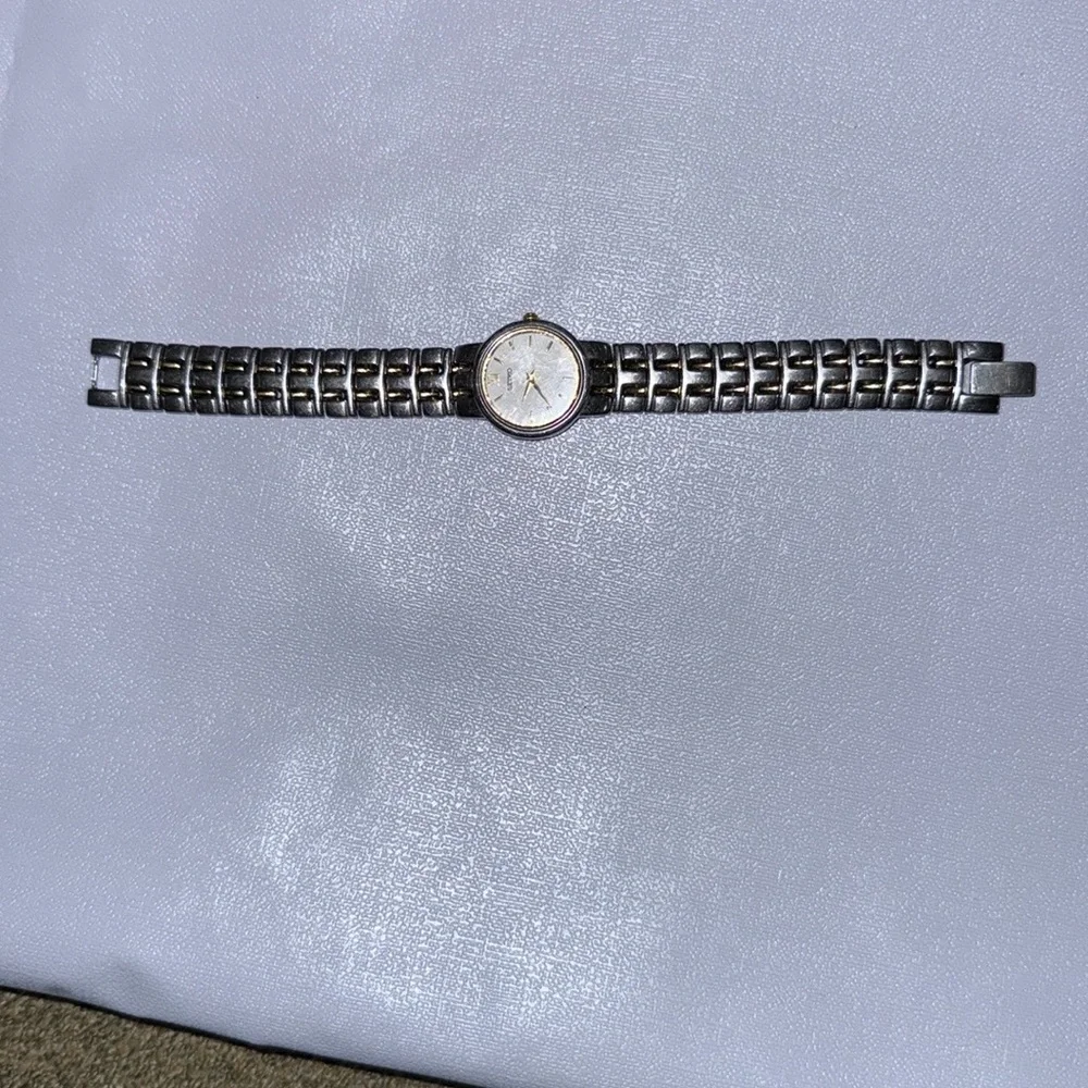 Seiko White Dial Two-Tone Stainless Steel Women's Watch